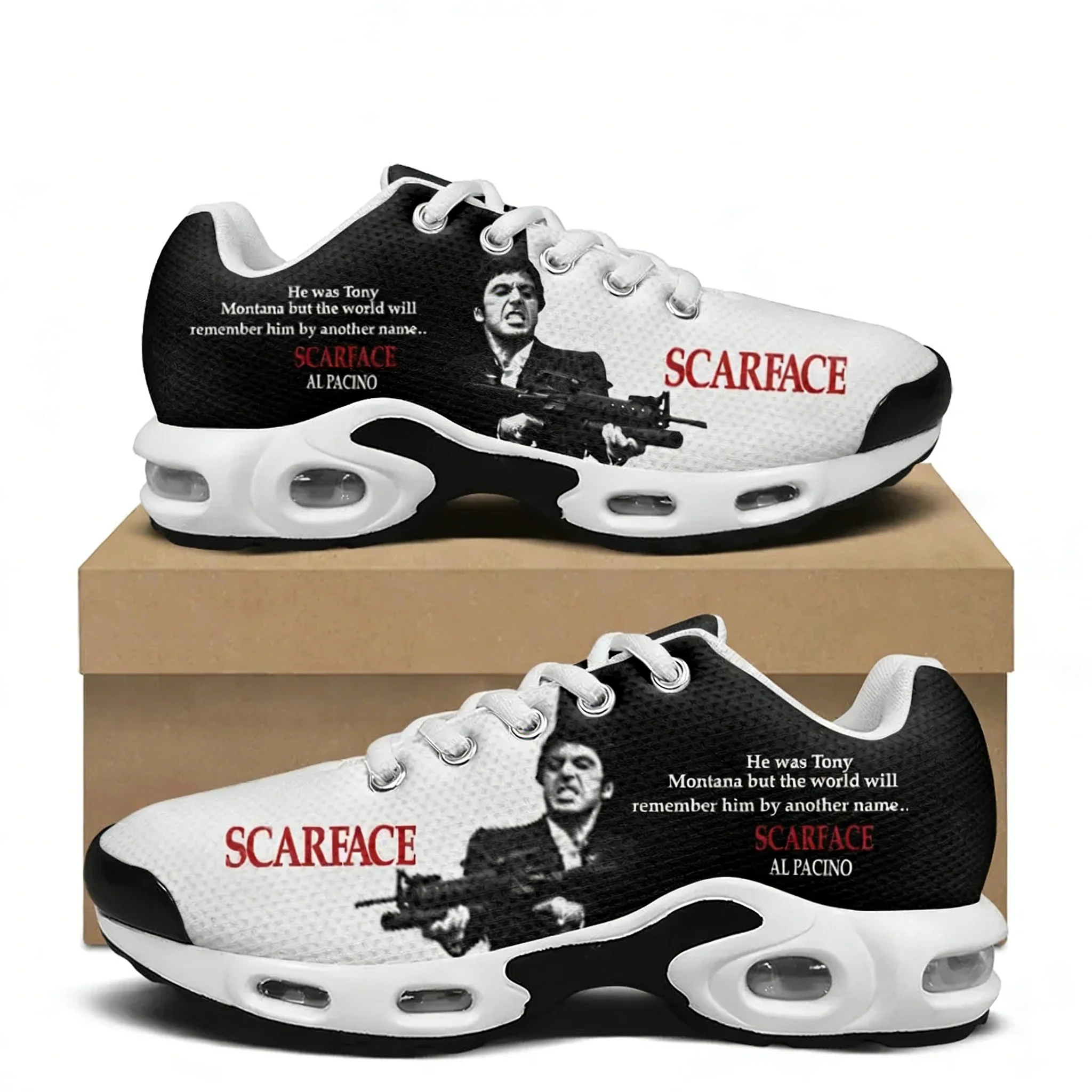 Women'S Shoes Running Sports - รองเท้าผ้าใบ Scarface Air Cushion รุ่นฮิตจากภาพยนตร์เรื่อง Tony