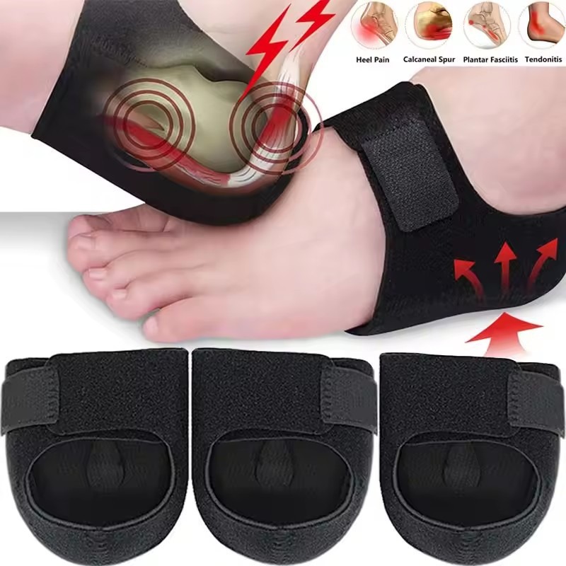 Women'S Shoes Plantar Fasciitis - แผ่นรองส้นเท้าซิลิโคนรูปตัวยู บรรเทาอาการปวดจากโรครองช้ำและกระดูกส้นเท้า สำหรับผู้ชายและผู้หญิง ใช้สำหรับเดินและวิ่ง