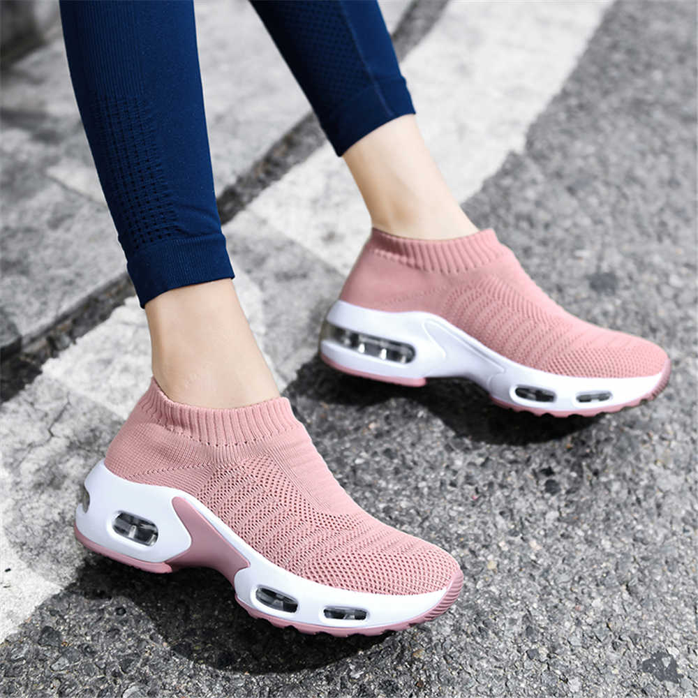 Women'S Shoes Running Sports - รองเท้าบูทส้นสูงไซส์ใหญ่เบอร์ 38 สำหรับผู้หญิง รองเท้าวิ่งกีฬา รองเท้าผ้าใบ รองเท้ากีฬา
