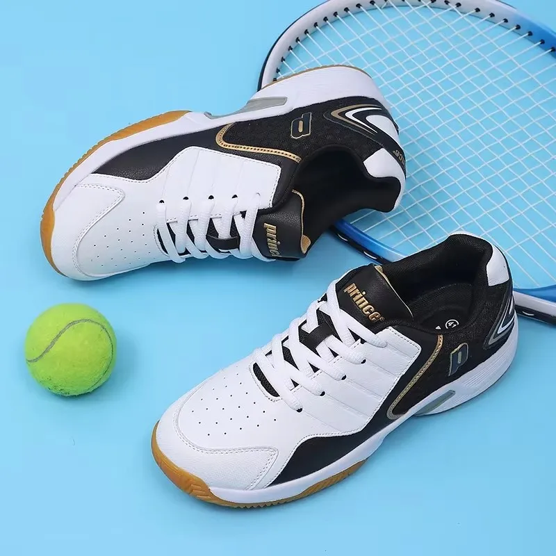 Women'S Shoes Volleyball - รองเท้าแบดมินตันหนังสำหรับมืออาชีพชายหญิง รองเท้าผ้าใบกันลื่นสำหรับคู่รัก รองเท้าเทนนิสน้ำหนักเบา รองเท้ากีฬาวอลเลย์บอล