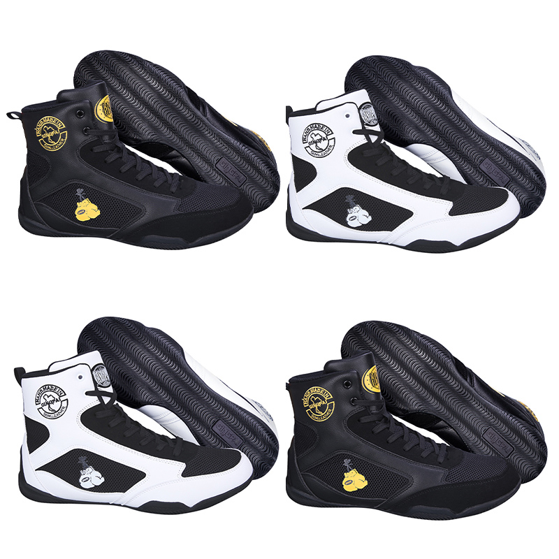 Women'S Shoes Weightlifting - รองเท้าชกมวยชายหญิง รองเท้าฝึกซ้อมซานด้า รองเท้าฝึกซ้อมสำหรับผู้ใหญ่ รองเท้ามวยปล้ำ ฟิตเนส ยกน้ำหนัก