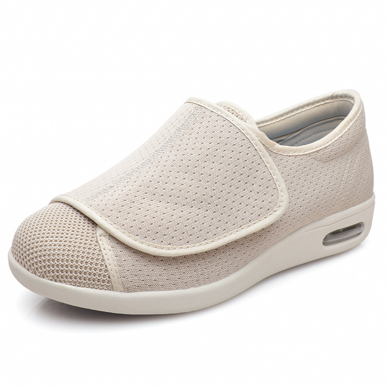 Women Shoes For Big Feet - รองเท้าลำลองสำหรับผู้หญิงและผู้ชายที่มีปัญหาเท้ากว้าง บวม หรือนิ้วโป้งเอียง รองเท้าผ้าใบไซส์ใหญ่ นุ่ม สบาย