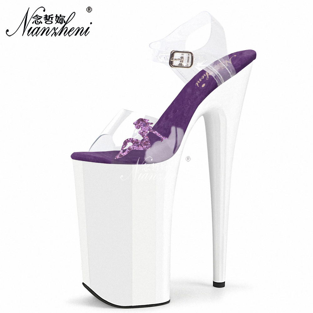 Clear Strap Heel - รองเท้าส้นสูงแบบใส PVC ขนาด 26 ซม. 10