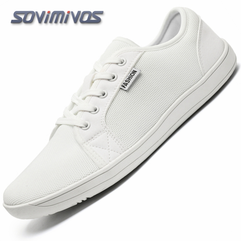 Women'S Shoes Zero Drop - รองเท้าผ้าใบแบบสวมไม่มีเชือกผูก สำหรับผู้หญิงและผู้ชาย หัวกว้าง สไตล์มินิมอล พื้นเรียบ ไม่ลื่น