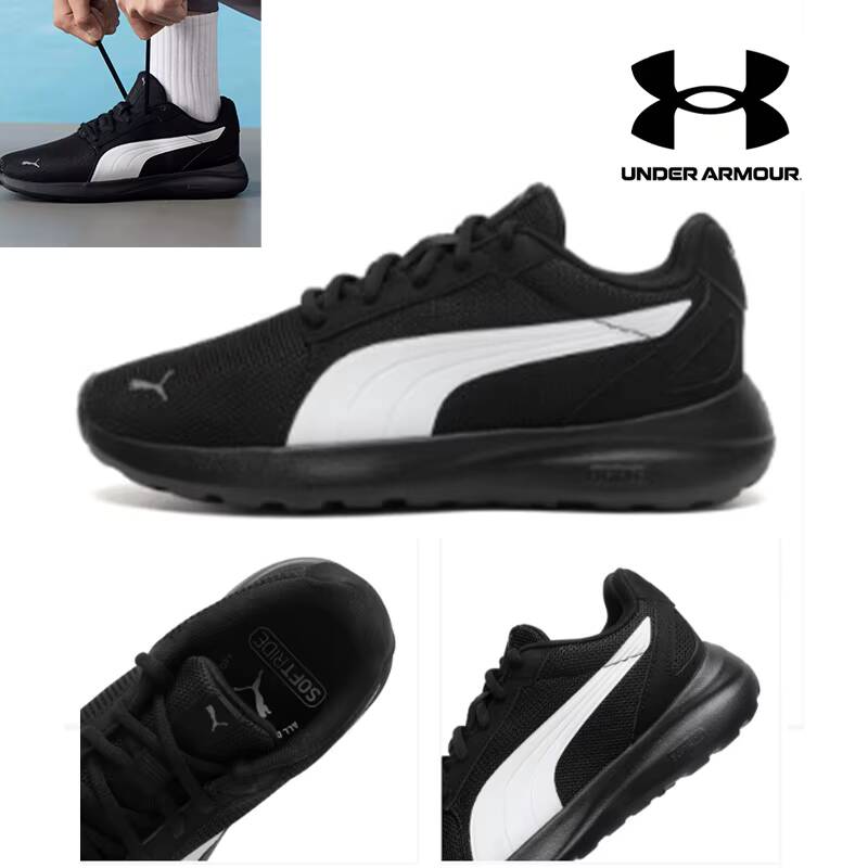 Women'S Shoes Puma Sneakers - 2026 ใหม่พูม่า มิดท็อปรองเท้าลำลองแบบสปอร์ตระบายอากาศได้น้ำหนักเบากันลื่นสบายรองเท้าผ้าใบเดิน 400235-01