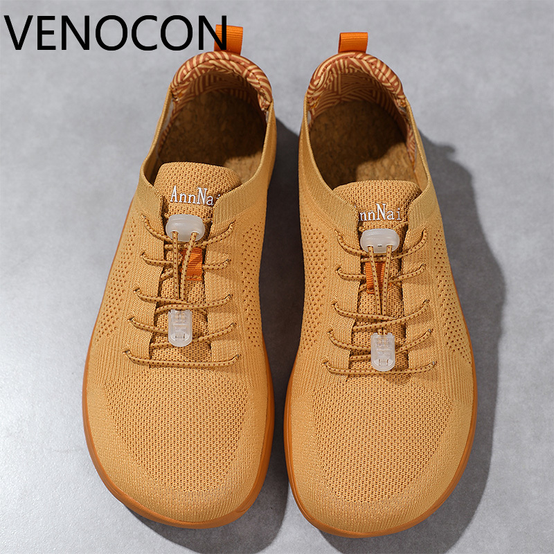 Women'S Shoes Zero Drop - รองเท้าผ้าใบ VENOCON แบบสวม ไม่มีเชือก หัวรองเท้ากว้าง ดีไซน์มินิมอล