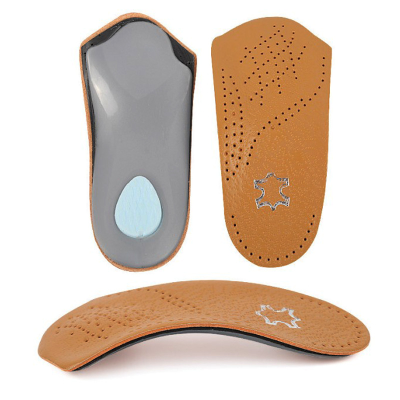 Women'S Shoes Plantar Fasciitis - แผ่นรองรองเท้าแบบมีซัพพอร์ตอุ้งเท้า 1 คู่ สำหรับผู้ชายและผู้หญิง ทำจากหนังวัวแท้ ให้ความสบาย