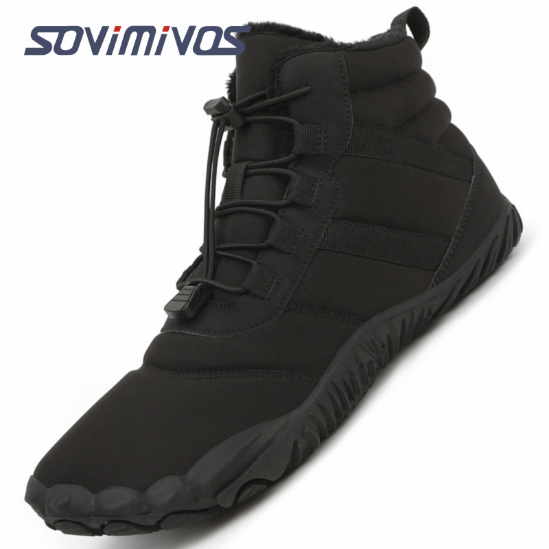 Women'S Shoes Zero Drop - รองเท้าบูตลุยหิมะผู้ชายผู้หญิงกันน้ำได้รองเท้าบูตผ้าฝ้ายแบบกว้างรองเท้าแบบมินิมอลลิสต์ไม่ตกพื้นรองเท้าสนีกเกอร์