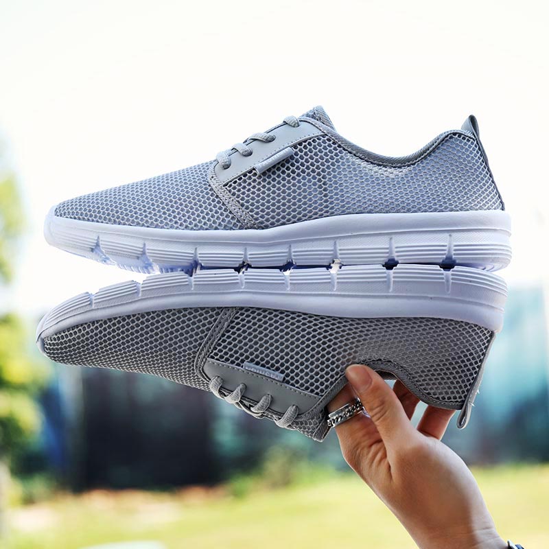 Women Shoes Made In Italy - รองเท้าผ้าใบผู้ชายระบายอากาศได้สำหรับผู้หญิง, รองเท้ากีฬารองเท้าวิ่งสำหรับผู้ชาย D-423ออกกำลังกายสีเทา2024ฤดูร้อน