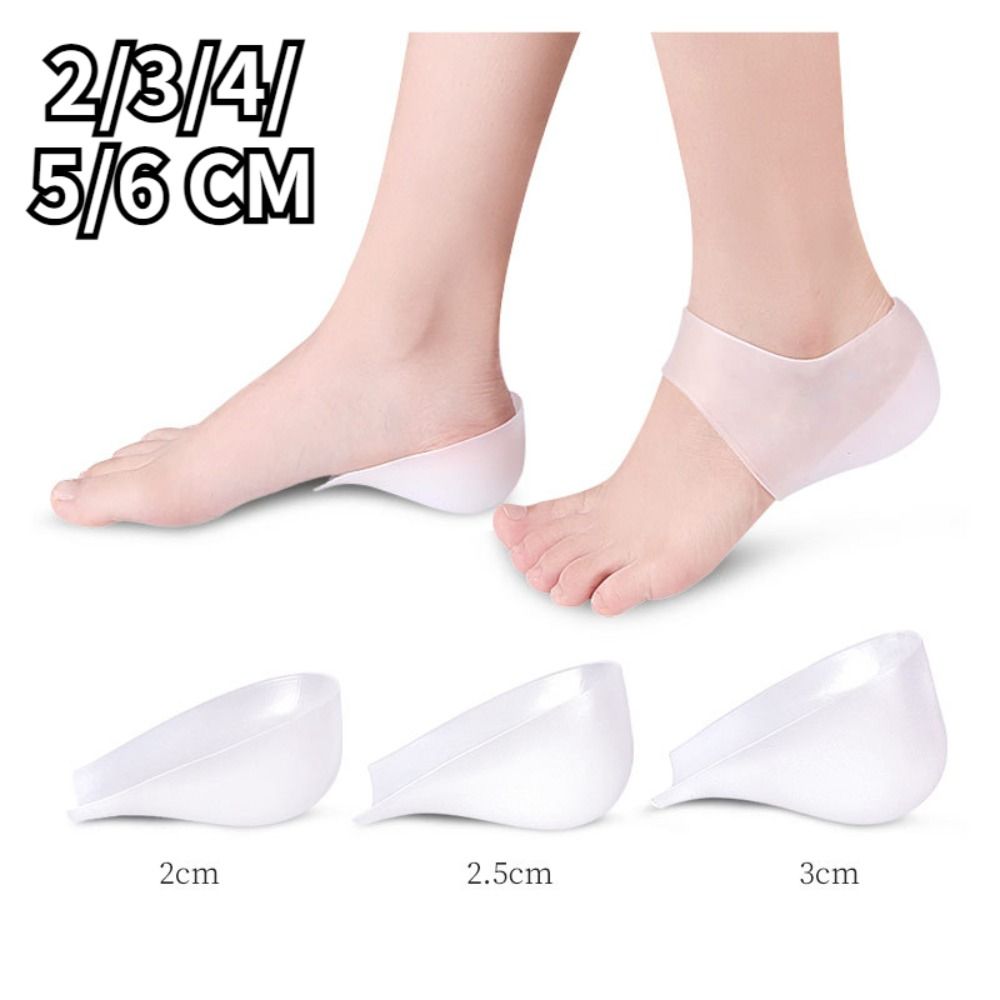 Women'S Shoes Plantar Fasciitis - แผ่นรองเท้าเพิ่มความสูง 2-6 ซม. สำหรับผู้มีอาการรองช้ำ แผ่นรองเท้าซิลิโคนเพิ่มความสูงแบบล่องหนสำหรับผู้หญิงและผู้ชาย