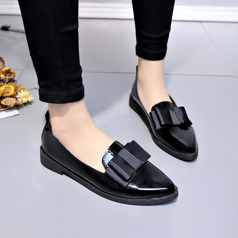 รองเท้าส้นเตี้ยหนังแก้วสีดำ/สี - Women Shoes Heels บทวิจารณ์และราคา