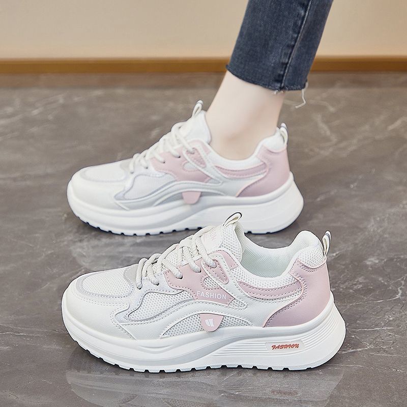 รองเท้ากีฬาตาข่ายระบายอากาศสำห - Women'S Shoes Running Sports บทวิจารณ์และราคา