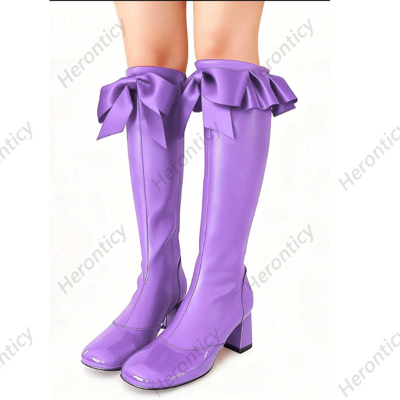รองเท้าบูทหนังสูงถึงเข่าสีดำทำ - Zip Up Boots Short บทวิจารณ์และราคา