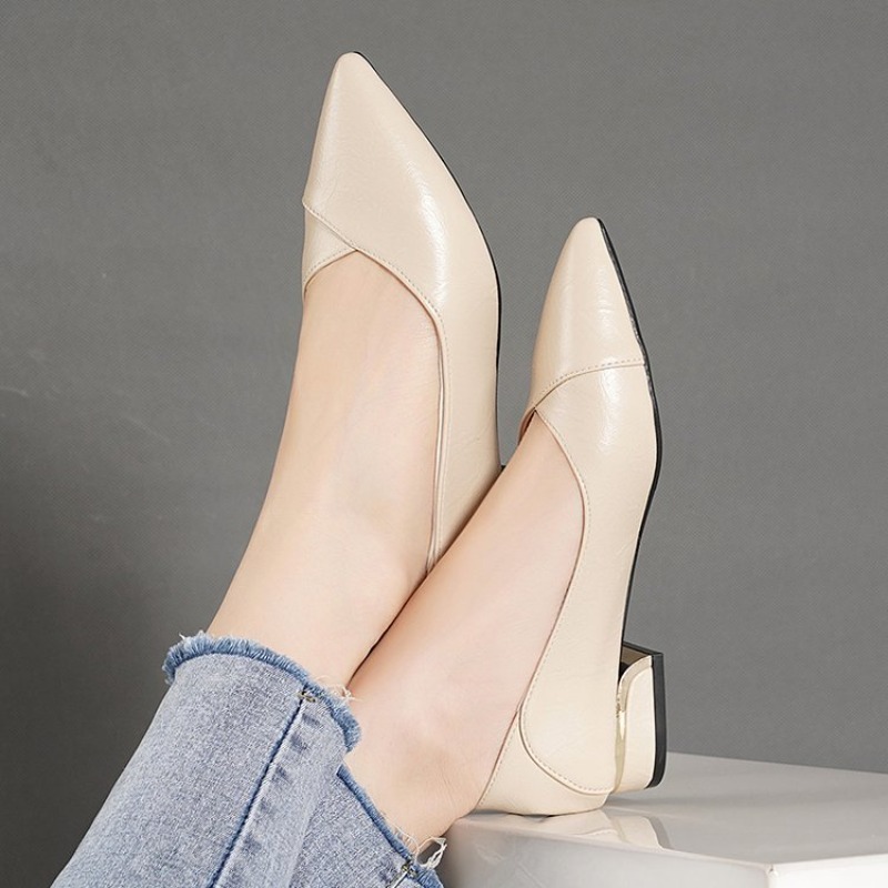 รองเท้าหนังผู้หญิงทรงหัวแหลม ส - Women Shoes Heels บทวิจารณ์และราคา