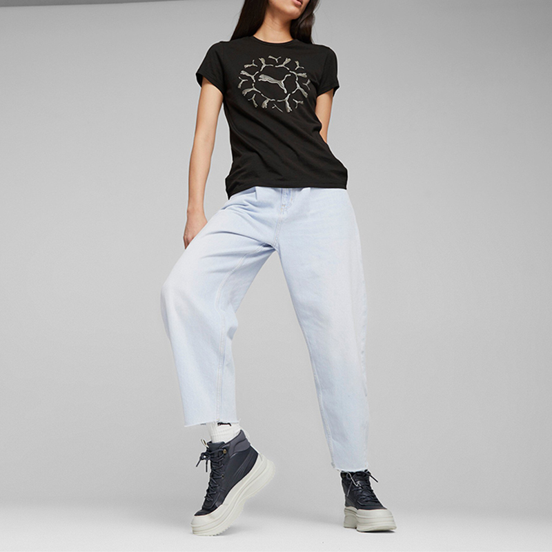 รองเท้าผ้าใบหุ้มข้อสูงพื้นหนาส - Women'S Shoes Puma Sneakers บทวิจารณ์และราคา