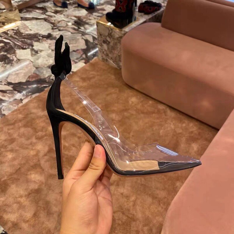 รองเท้าส้นสูงหัวแหลมแบบใหม่สำห - Clear Strap Heel บทวิจารณ์และราคา