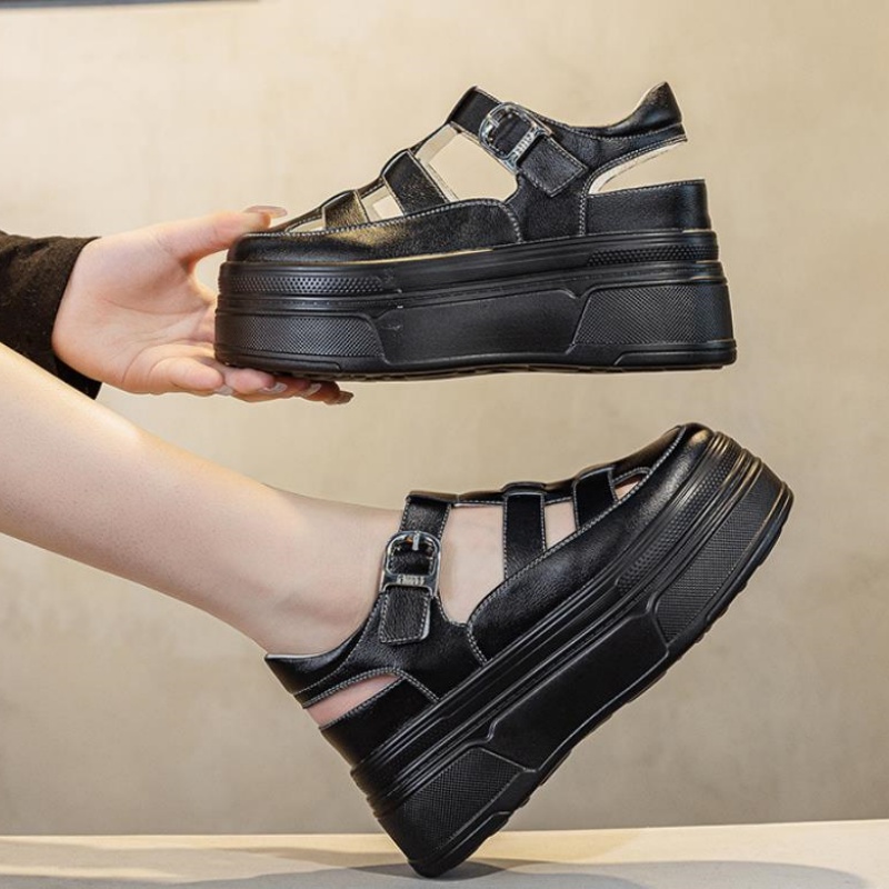 รองเท้าผู้หญิงหนังวัวแท้แบบกลว - Wedge Heeled Sneaker บทวิจารณ์และราคา