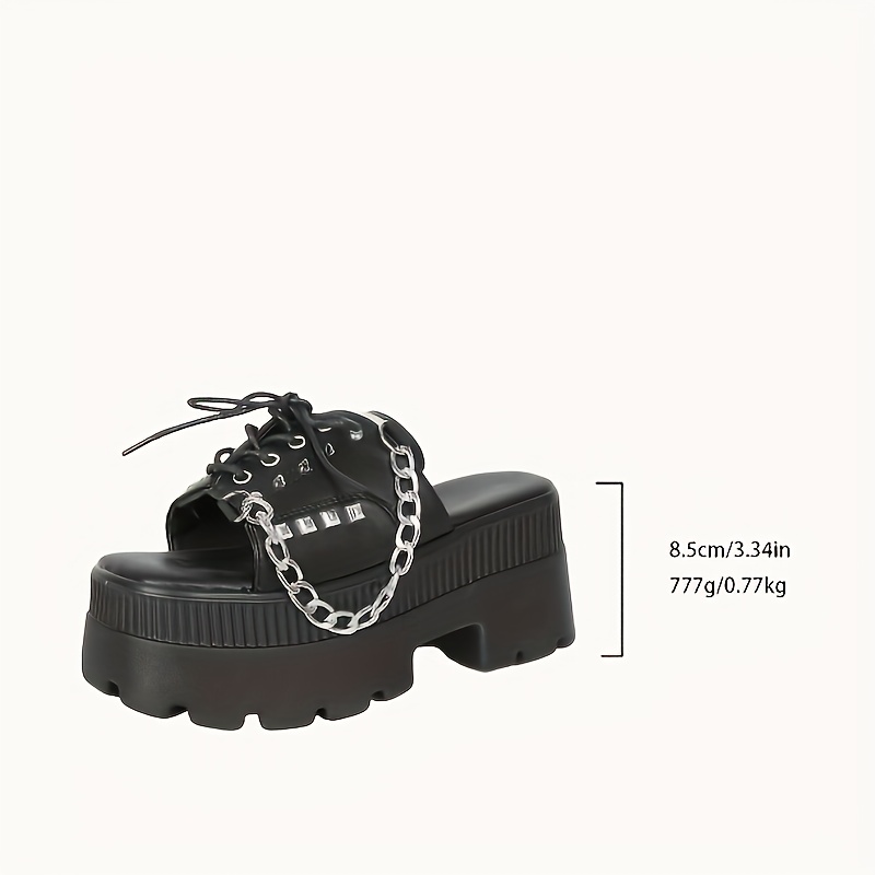 รองเท้าแตะแพลตฟอร์มแบบกอธิค -  - Women Shoes Must Have บทวิจารณ์และราคา