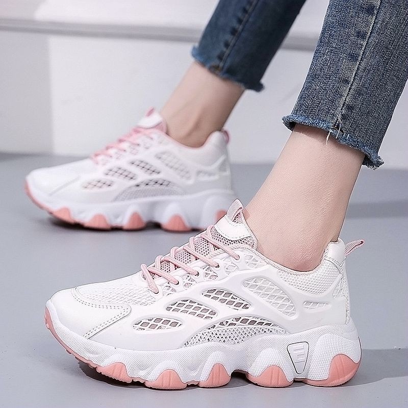 Breathable ตาข่าย Chunky รองเท - Women'S Shoes Running Sports บทวิจารณ์และราคา