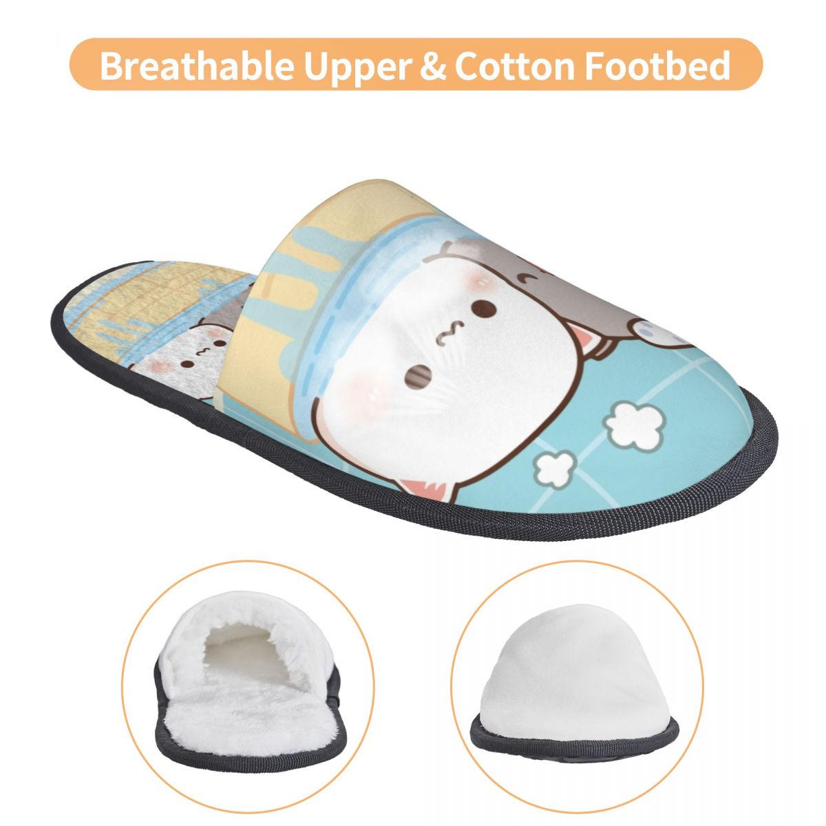 รองเท้าแตะสำหรับอาบน้ำรูปพีชแล - Women Shoes Mochi บทวิจารณ์และราคา
