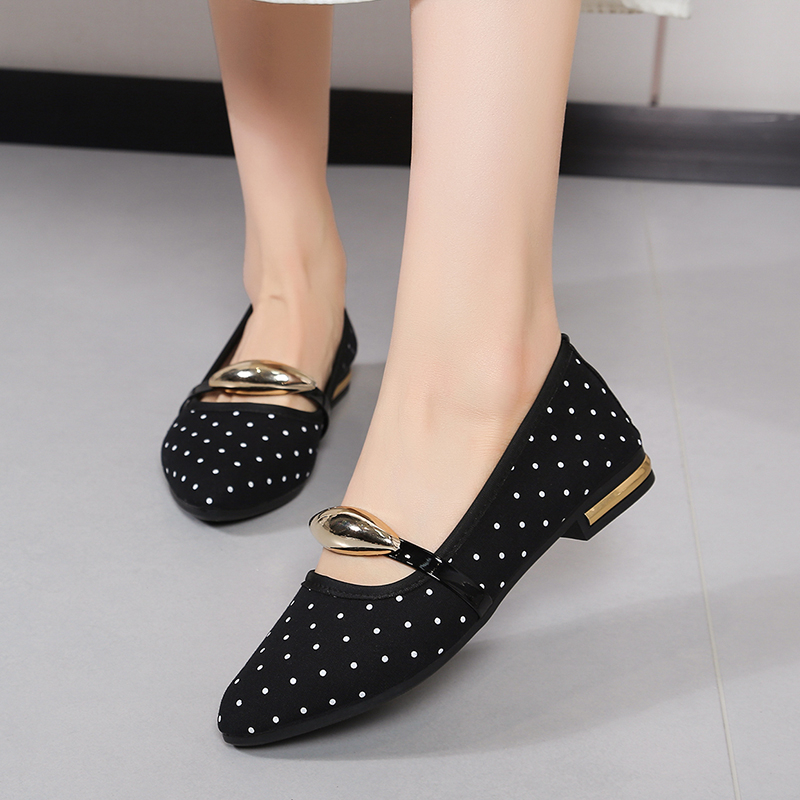 รองเท้าส้นเตี้ยทรงแหลม ดีไซน์ห - Women Shoes Heels บทวิจารณ์และราคา