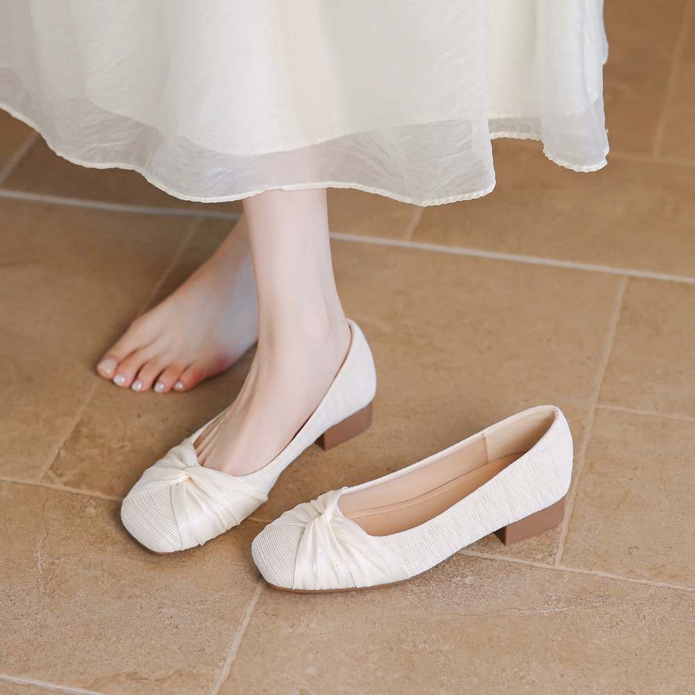 รองเท้าส้นเตี้ยผู้หญิงแบบเรียบ - Women Shoes Elegant บทวิจารณ์และราคา