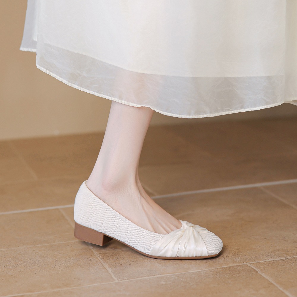รองเท้าส้นเตี้ยผู้หญิงแบบเรียบ - Women Shoes Elegant บทวิจารณ์และราคา