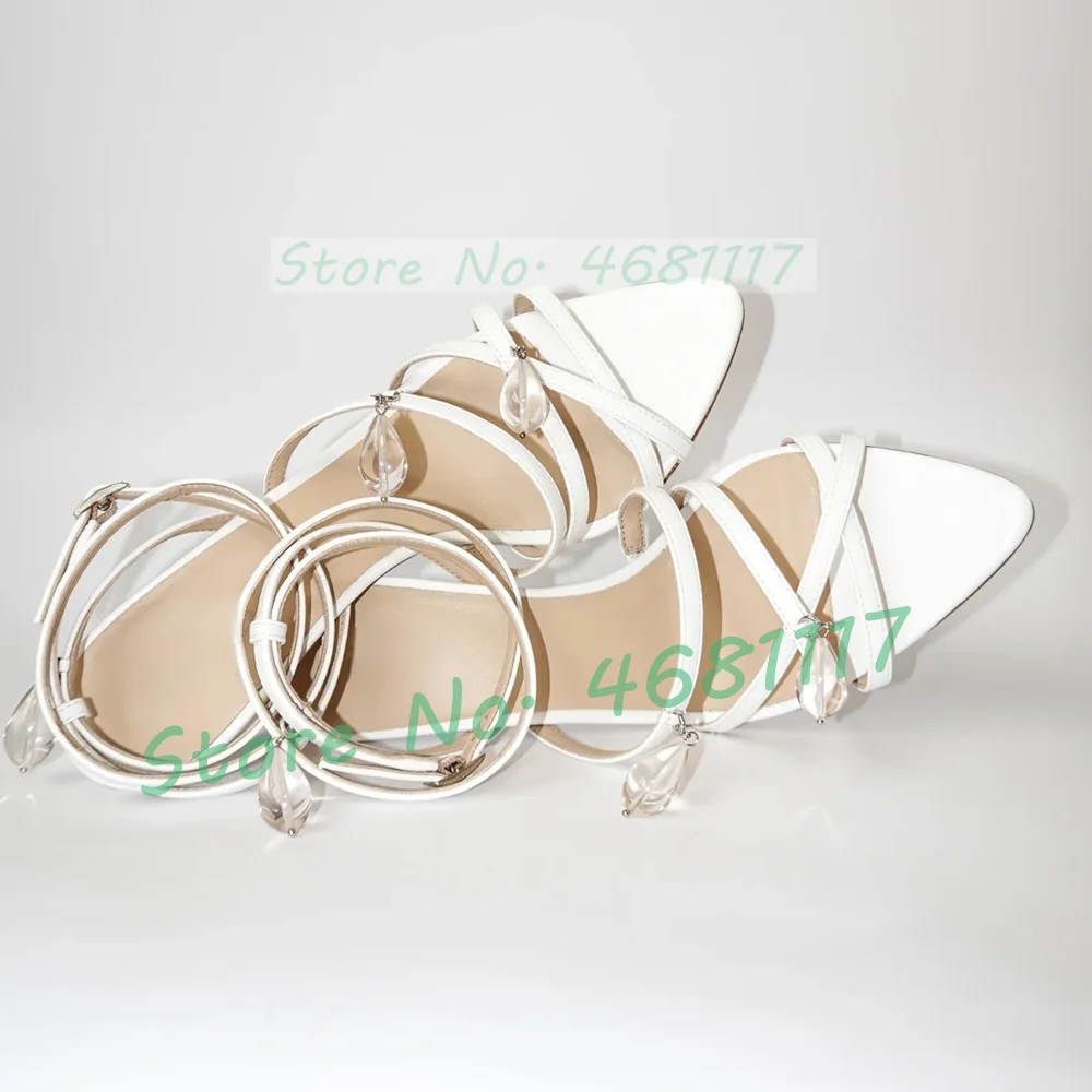 Blue Cross Strap รองเท้าแตะจี้ - Clear Strap Heel บทวิจารณ์และราคา