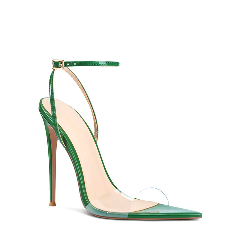 รองเท้าส้นสูงแบบเปิดนิ้วเท้า ส - Clear Strap Heel บทวิจารณ์และราคา