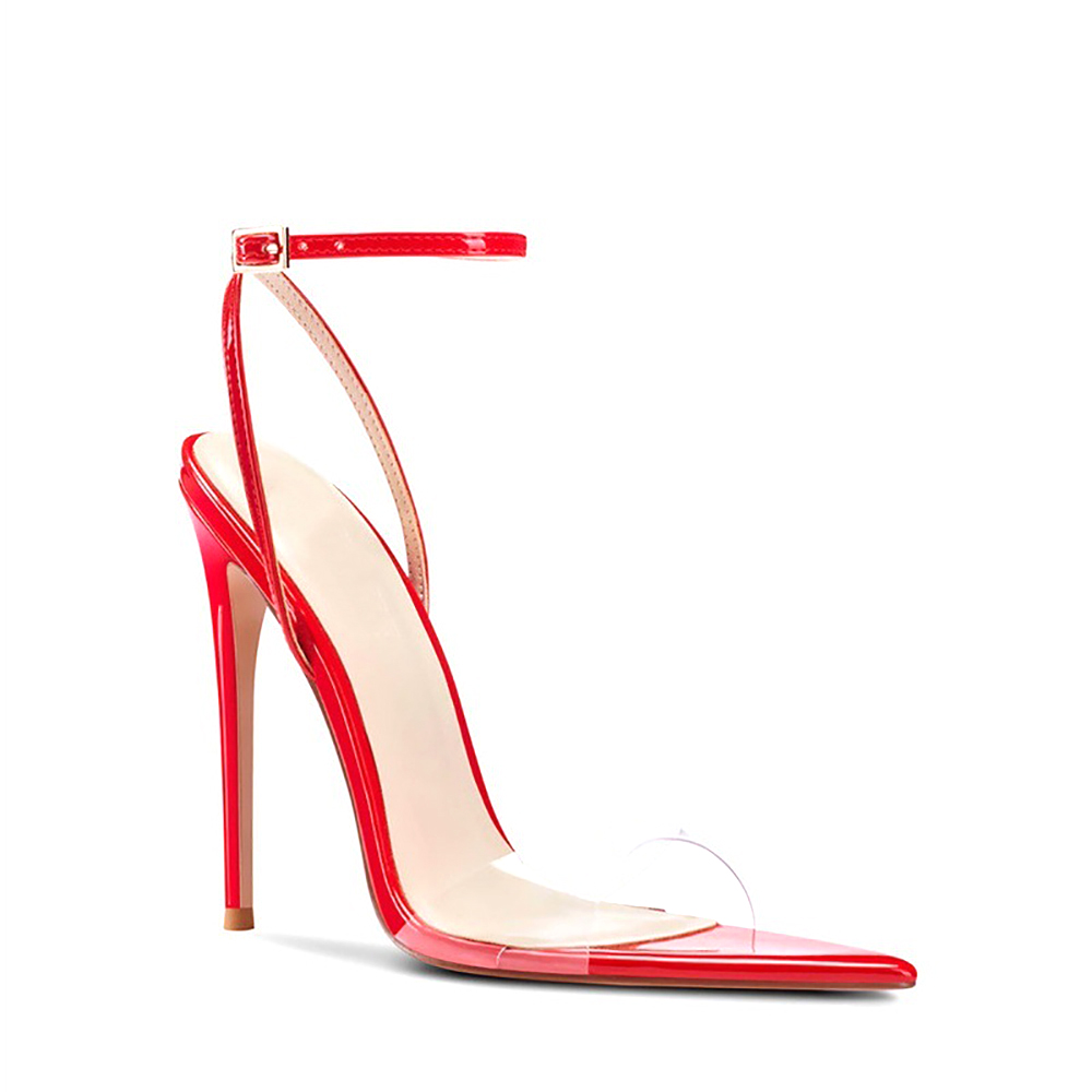 รองเท้าส้นสูงแบบเปิดนิ้วเท้า ส - Clear Strap Heel บทวิจารณ์และราคา