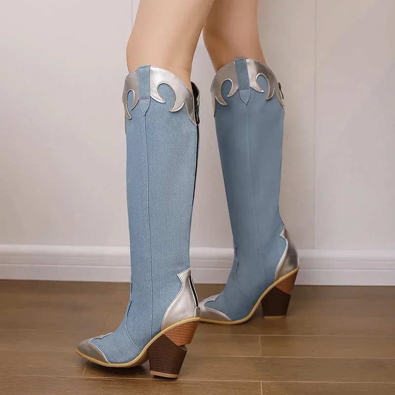 ขนาดใหญ่ Western ผู้หญิงเข่ารอ - Zip Up Boots Short บทวิจารณ์และราคา