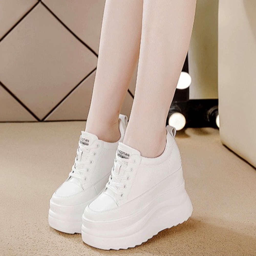 รองเท้าผ้าใบลำลองผู้หญิง ฤดูใบ - Wedge Heeled Sneaker บทวิจารณ์และราคา