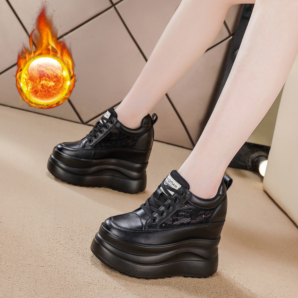 รองเท้าผ้าใบลำลองผู้หญิง ฤดูใบ - Wedge Heeled Sneaker บทวิจารณ์และราคา