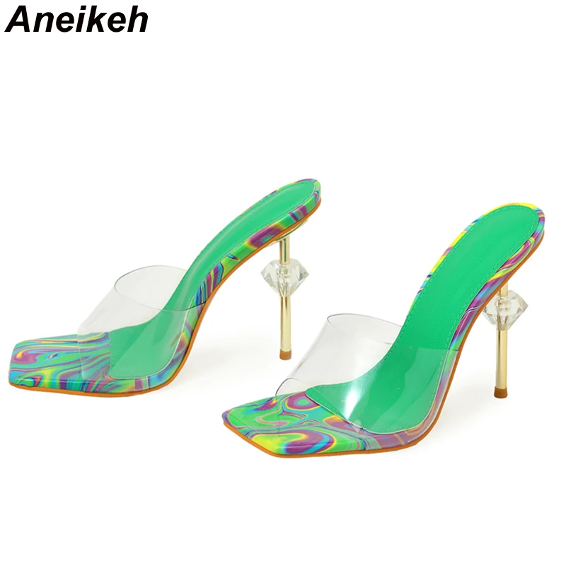 Aneikeh ใหม่เซ็กซี่แปลกโปร่งใส - Clear Strap Heel บทวิจารณ์และราคา