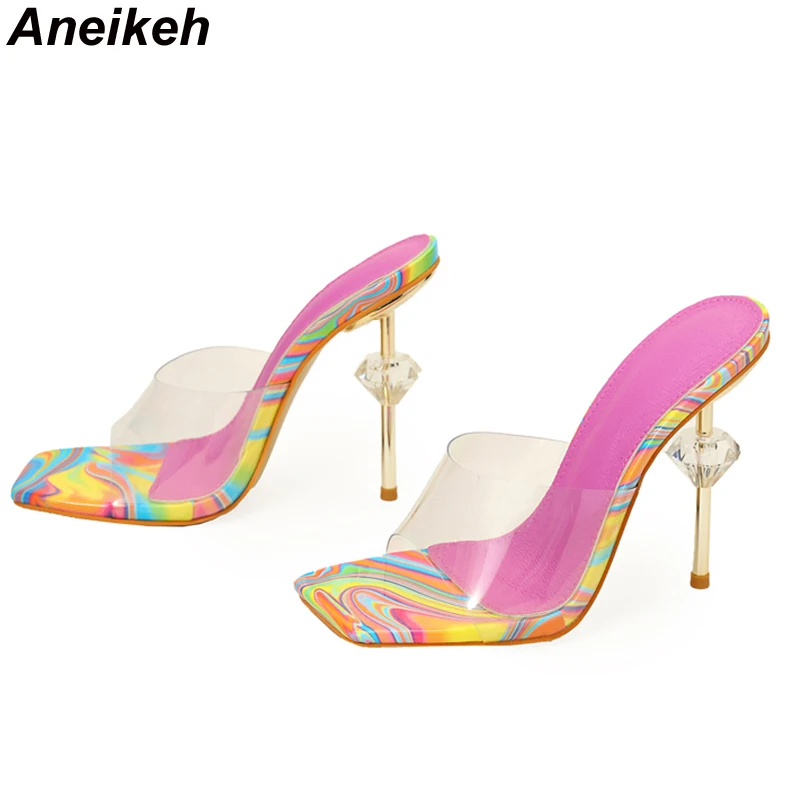 Aneikeh ใหม่เซ็กซี่แปลกโปร่งใส - Clear Strap Heel บทวิจารณ์และราคา