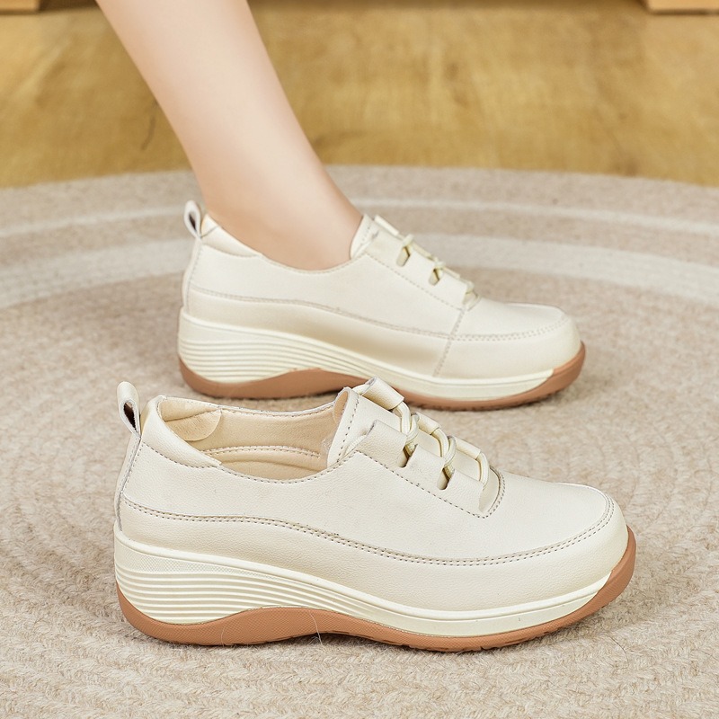 2025 Trainersฤดูใบไม้ผลิ/ฤดูร้ - Wedge Heeled Sneaker บทวิจารณ์และราคา